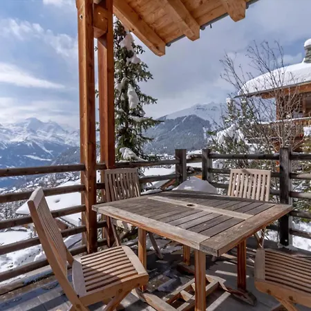 Chalet Greyndl Elegant Mountain Sanctuary 韦尔比耶